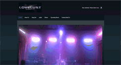 Desktop Screenshot of lovelustband.com