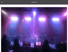 Tablet Screenshot of lovelustband.com